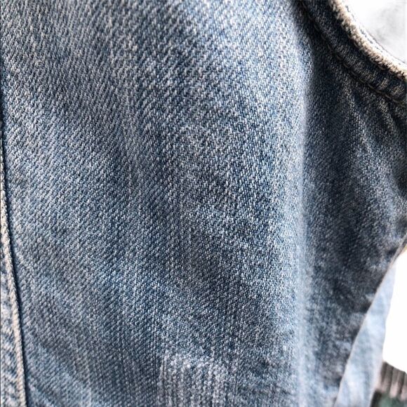 dynamite Blue Jean Distressed Vest - Picture 12 of 12